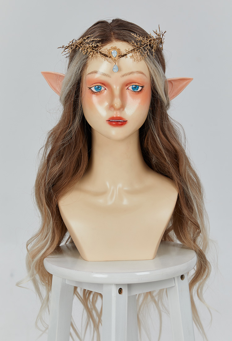 Disfraz de Cosplay Accesorio de Rol de Estilo Medieval Adorno para la Cabeza de Estilo Elfo Corona de Flores Decoración para la Cabeza