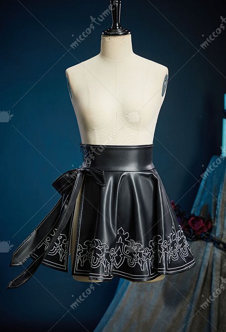 Nier:Automata 2B Cosplay Una falda con un lazo