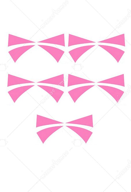 OW DVA Face Temporary Tattoo Sticker Set of 5 Cosplay Tattoo Sticker