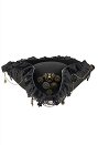 Halloween Pirate Hat Vintage Steampunk Tricorne with Bat Style Gear and Lace Details