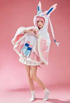 Women Kawaii Cape Short Cloak and Scarf Set with Tail Women Kawaii Cape Short Cloak and Scarf Set with Tail