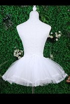 Panty Cosplay Damen Unterrock luftiger Chiffonrock Schichtunterrock weißer kurzer Ballett Lolitakleidrock Panty Cosplay Damen Unterrock luftiger Chiffonrock Schichtunterrock weißer kurzer Ballett Lolitakleidrock