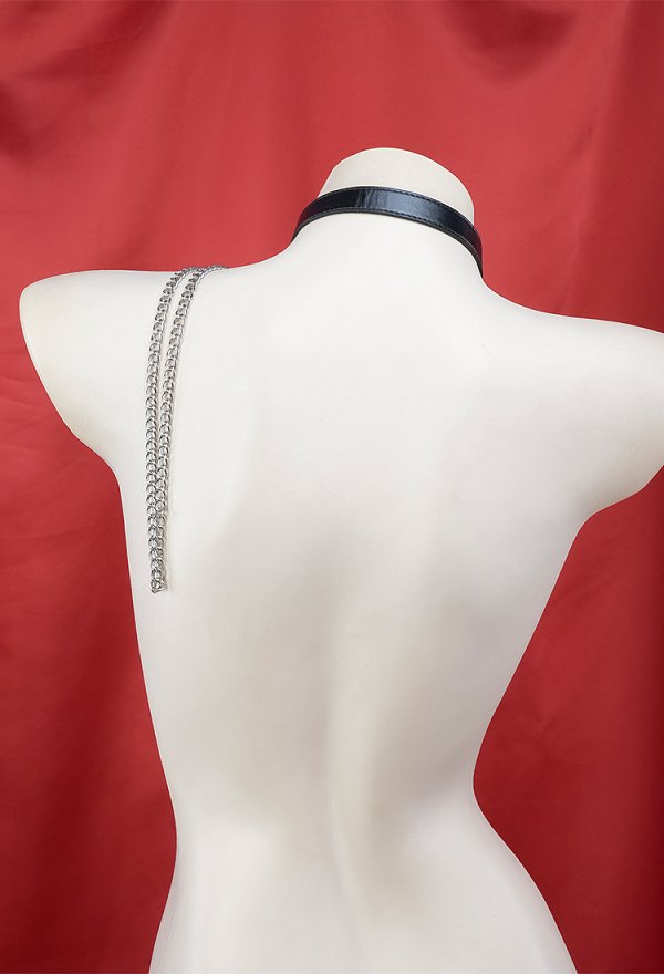 Lindo Harajuku Estilo Doncella Sirvienta Juego de Rol Adulto Accesorio Collar de Campana Gargantilla Collar con Cadena