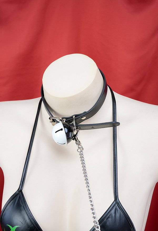 Lindo Harajuku Estilo Doncella Sirvienta Juego de Rol Adulto Accesorio Collar de Campana Gargantilla Collar con Cadena