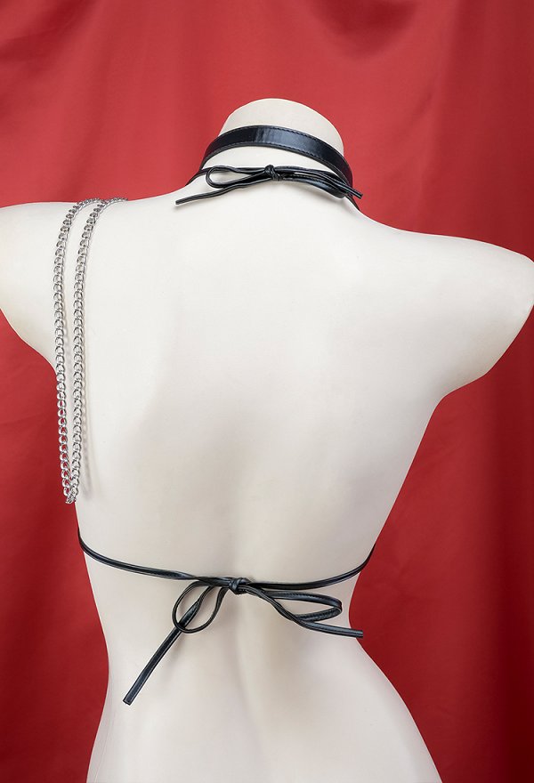 Lindo Harajuku Estilo Doncella Sirvienta Juego de Rol Adulto Accesorio Collar de Campana Gargantilla Collar con Cadena