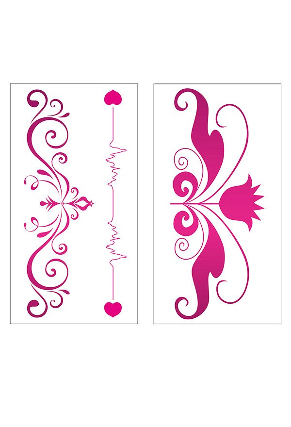 Autocollants de tatouage Sexy Set de 24