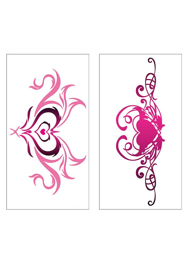 Autocollants de tatouage Sexy Set de 24