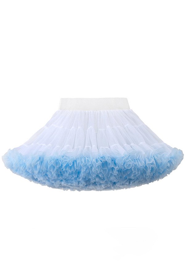 Jupe Tutu Superposée Sexy Sous-jupe Bouffante Jupon en Tulle Agitation