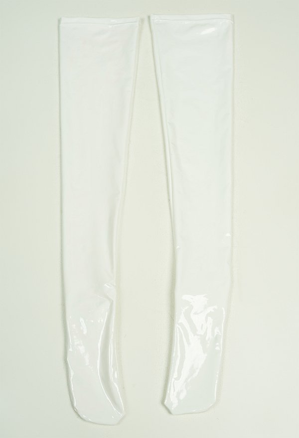 Sexy Thigh Stockings Shiny Thigh High Socks PU Elastic Shaping Stretchy Thigh High Stockings