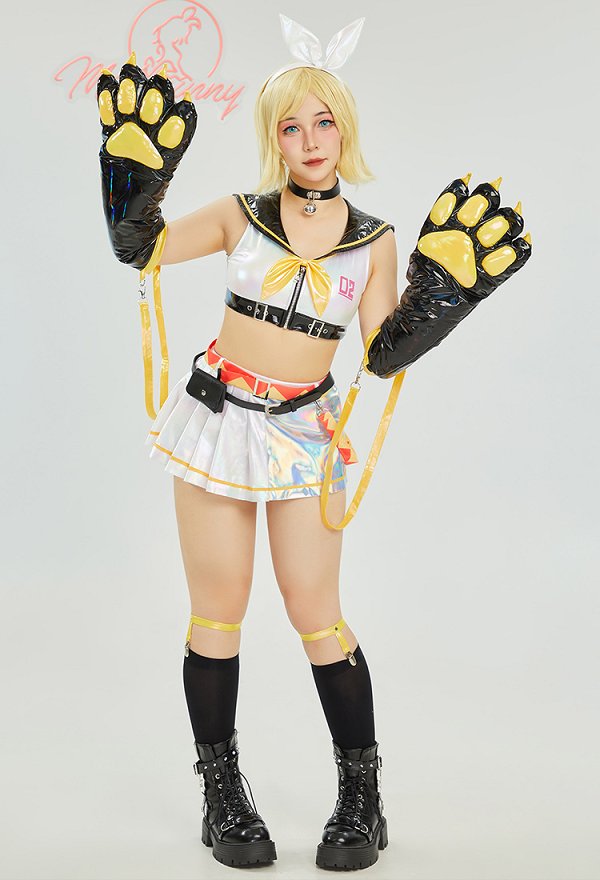 Accessoire Dérivé de Kagamine Rin Grande Patte Tridimensionnelle Pouvant être Utilisée Comme Sac à Dos