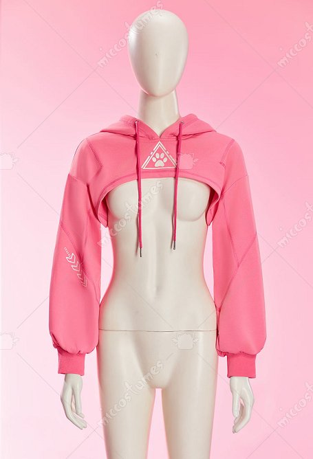 Herbstliche Yoga Überwurfjacke Cyber Stil langärmelig mit Kapuze Bolerojacke Nur Jacke
