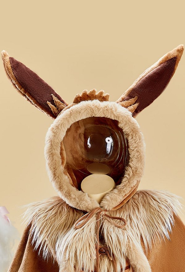 PM Derivative Sexy Cosplay Winter Plush Cloak Cute Hooded Cape