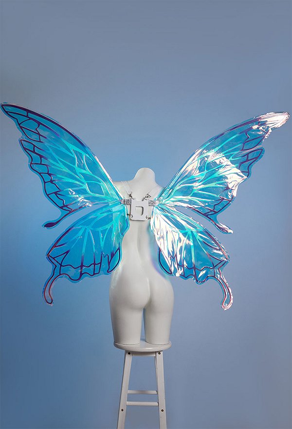 Miccostumes x Sunset Dragon PM Cosplay Accessory Large Shiny 3D Butterfly Wing Fairy Back Ornament