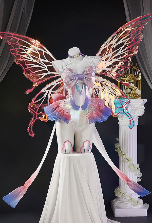 Miccostumes x Sunset Dragon PM Cosplay Accessory Large Shiny 3D Butterfly Wing Fairy Back Ornament