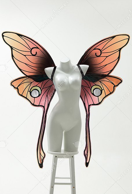 Miccostumes x Sunset Dragon PM Cosplay Accesorio Grande Brillante 3D Ala de Mariposa Hada Adorno Espalda