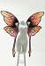 Miccostumes x Sunset Dragon PM Cosplay Accesorio Grande Brillante 3D Ala de Mariposa Hada Adorno Espalda