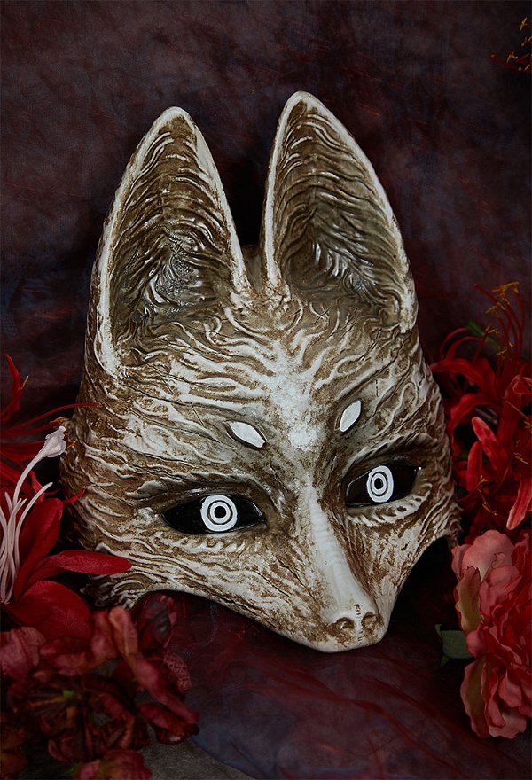 Silent Hill F Kotoyuki Tsuneki Fox Mask Cosplay Accessory