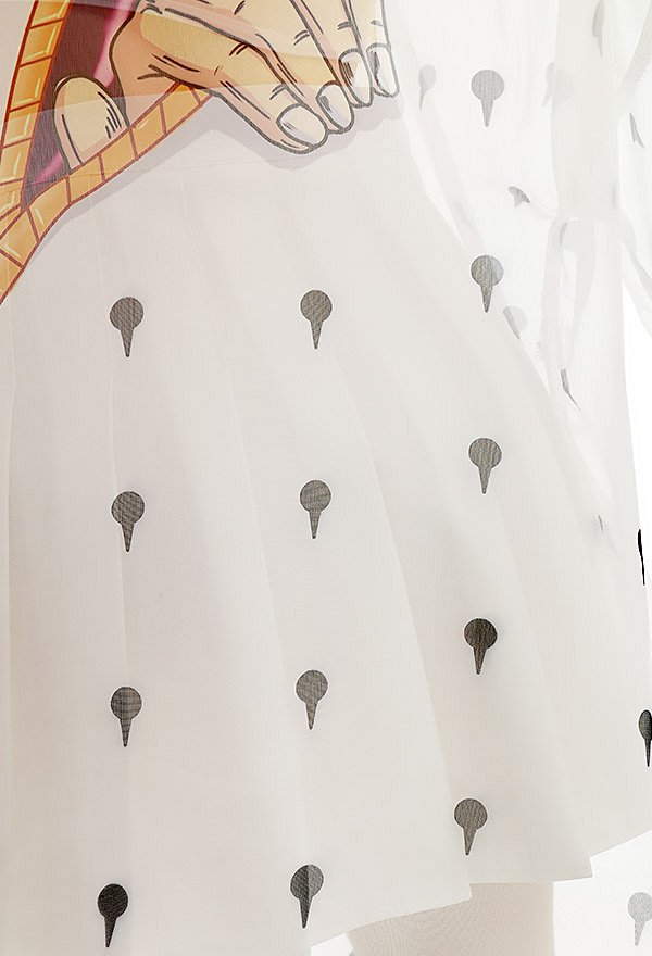 Cubierta de anime Haori con patrón de ojos Cubierta de kimono de verano