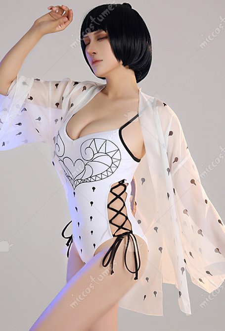 Cache-kimono d'été Anime Haori avec motif œil