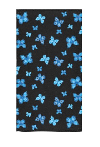 Blauer Schmetterling Badetuch Body Strandtuch Cosplay Zubehör Unisex