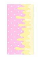 Serviette de Bain à Motif de Milkshake Cosplay Accessoire Vacances Natation