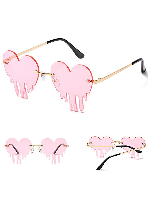 Kawaii Sonnenbrille Herz Brille Für Party Summer Urlaub Beach