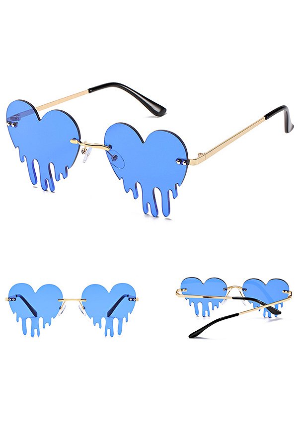 Kawaii Sonnenbrille Herz Brille Für Party Summer Urlaub Beach