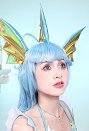 PM Cosplay Accesorios Accesorios Diadema y Cola con Cadena de Perla en la Cintura