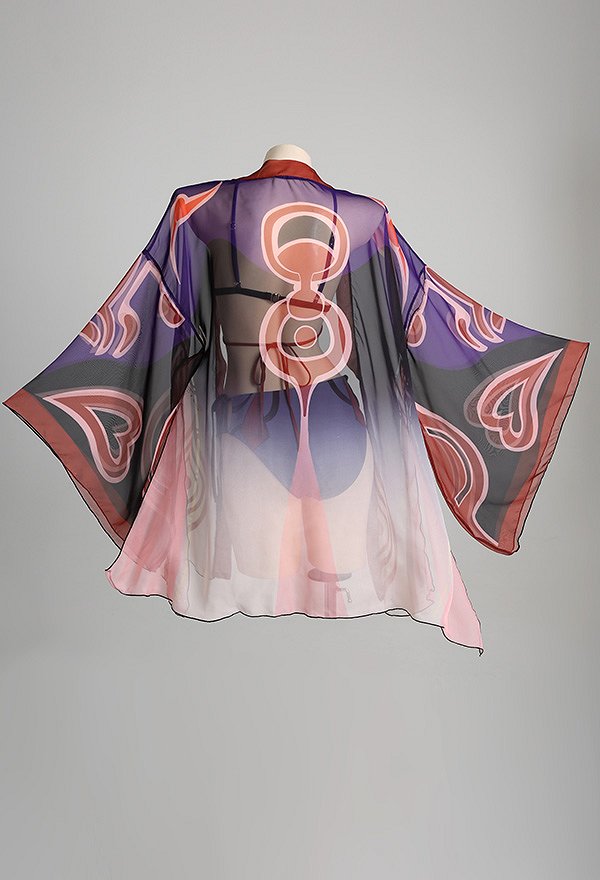 Arataki Itto Derivado Kimono Haori Cubierta Cubierta de manga ancha