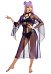 Miccostumes Swimsuits Beach Cover-up Long Sleeve Open Front Reflective Tulle Lace-up Robe