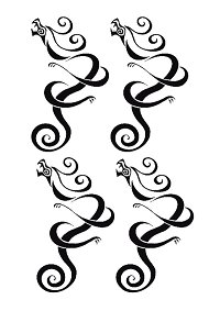 Tokyo Revengers Ryuguji Ken Waterproof Temporary Tattoo Body Stickers Sheets Cosplay Accessory 2pcs Set