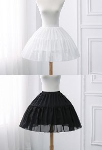 Women Petticoat Lolita Short Skirts Tutu Crinoline Underskirt