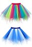 Gemischte Farbe Tutu Rock Tüll Rock Ballett Stil Viele Farben B