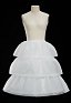 Universal Adjustable Underskirt with Fluffy Multi-layered Petticoat