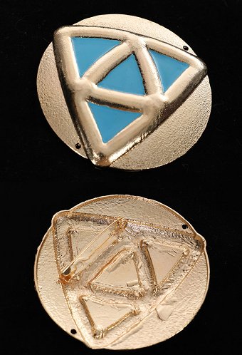 The Legend of Zelda Cosplay Broche Ronde en Métal Accessoire de Cosplay