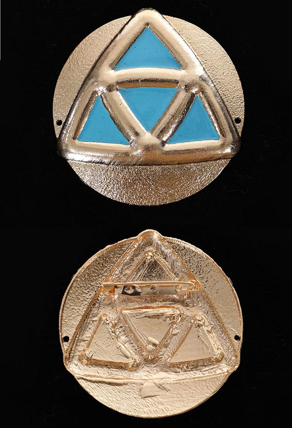 The Legend of Zelda Cosplay Accessory Round Metal Brooch