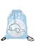 Hai Kordelzug Tasch Rucksack Einkaufstasche Yoga Sports