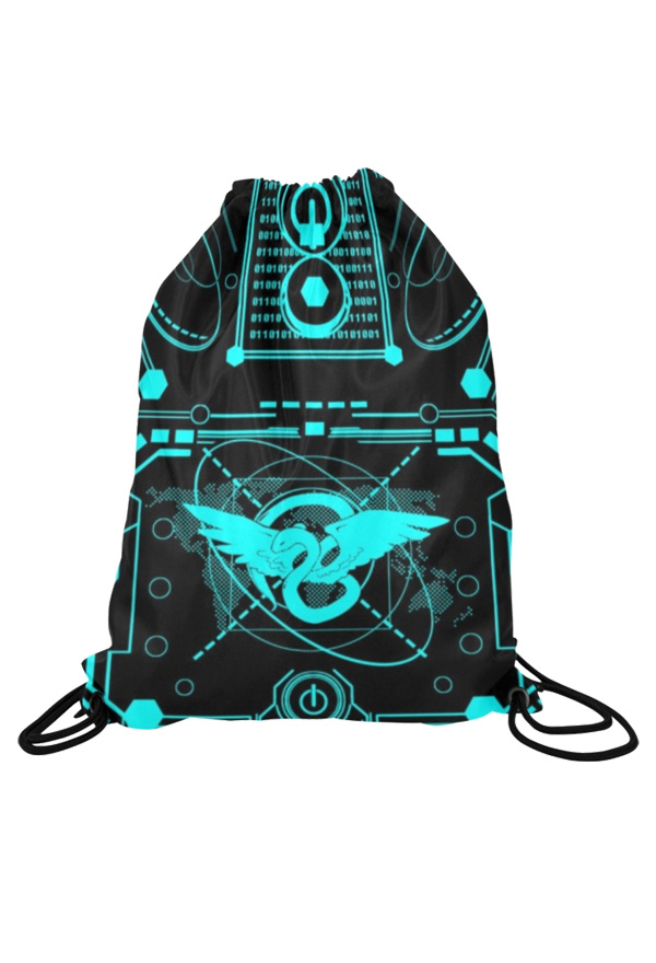 Sac à Cordon Style Cyberpunk Accessoire de Cosplay Yoga Sports