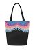 Tie-Dye Black Canvas Bag Reusable Shopping Tote Bag Large Beach Bag