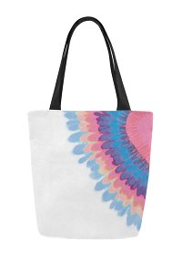 Sac en Toile Blanc avec Teinture Canevas Grand Sac Portable