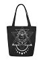 Canvas Bag with Gothic Prints Beach Bag Tote Bag for Vacation Shopping