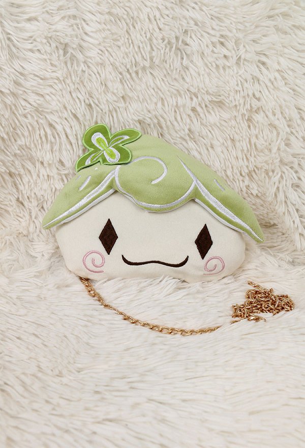 Genshin Impact Derivative Shoulder Bag Kawaii Fleece Crossbody Bag