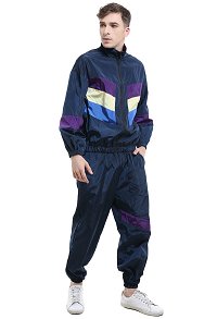 Shell Suit 80s Vintage Sportswear Retro Fashion Tracksuits Costume Outfits for Men and Women
