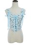 Vestido Medieval, Vestido Interior Renacimiento, Vestido Retro, Vestido Chemise Tirantes Azul Siglo XIX