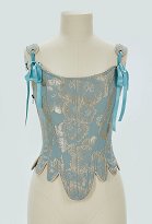 Corsé Medieval Renacimiento Floral Siglo XVII Encaje Overbust Bustier deshuesado