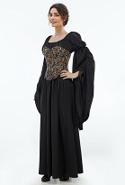 Medieval Vintage Floral Encaje Corsé Top Retro Siglo 18 Overbust Deshuesado Bustier Medieval Vintage Floral Encaje Corsé Top Retro Siglo 18 Overbust Deshuesado Bustier