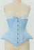 Corset en dentelle sablier vintage du 19e siècle