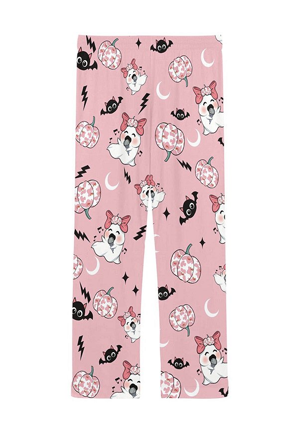 Miccostumes Halloween Katze Pyjamahose Homewear Damen Loungewear