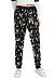 Halloween Pantalons de survêtement Imprimé Bats, étoiles et lunes avec poches