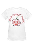 Halloween Femme Régulier T-shirts Fraise Pumpkin Prints Slim T-shirts Halloween Femme Régulier T-shirts Fraise Pumpkin Prints Slim T-shirts